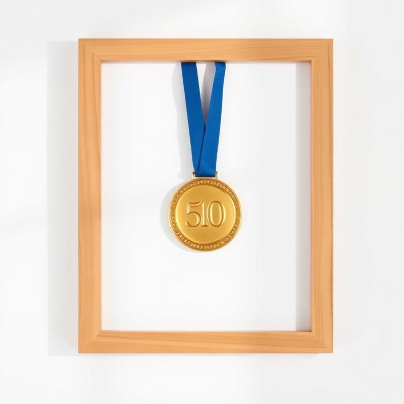 Marco para medalla deportiva
