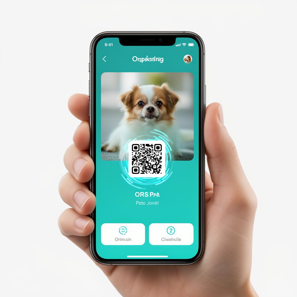 Mascota con medalla QR TweekyPets